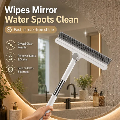 Professional Pet Hair Remover Rake and 180° Rotating Broom, Reusable Wet/Dry Squeegee and Silicone Scrubber for Carpets, Couches, Hardwood Floors, Bathrooms, and Pet Areas – Lint Roller Alternative for Rugs, Beds, Mats, and Furniture