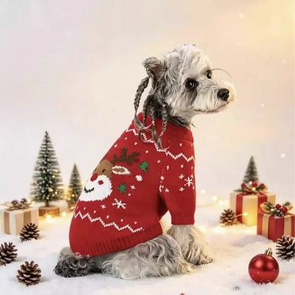 AUROTH Cozy Halloween Knitted Sweater for Small to Medium Dogs and Cats, Featuring Pumpkin and Ghost Design, Perfect Fall Outfit for Pets