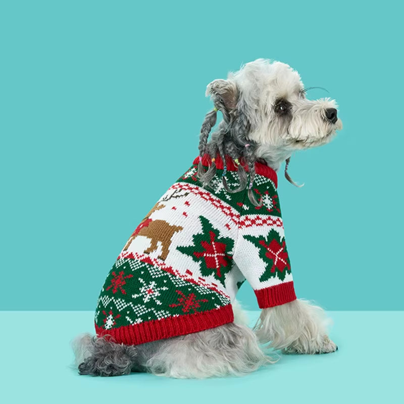 Autumn Winter Christmas Halloween Warm Pet Clothes Pet Dog Warm Sweater for Small Medium Dog Cat Puppy Chihuahua Pet Clothing