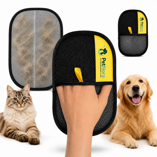 Reusable Electrostatic Pet Hair Remover Glove for Dogs and Cats - Effective Lint Cleaner for Furniture, Clothing, and Car Interiors