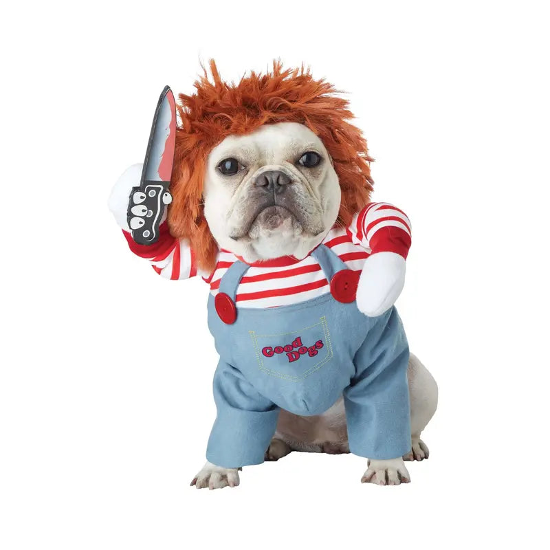 Dramatic Doll-Inspired Dog Costume