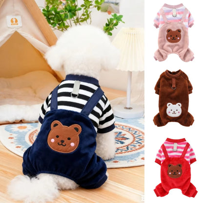 Herbst-Winter-Haustier-Hundemantel Aus Weichem Fleece, Warmer Overall Für Kleine, Mittelgroße Und Große Hunde, Katzen Und Welpen, Jacke, Pullover Mit Leinenring