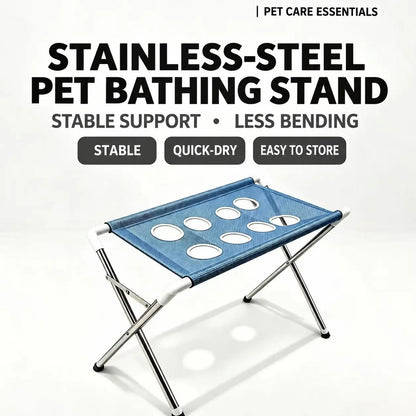 Pet Bathing Rack Fixed Anti-Scratch Anti-Bite, Pet Grooming Hammock for Small Dogs, Dog Bath Nail Clipper Tool